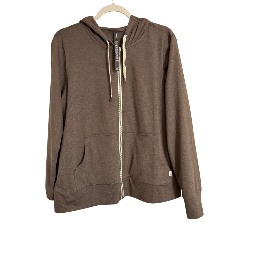 Vuori Halo Performance Hoodie Full Zip Size Large